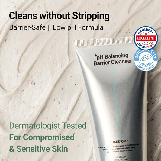 DA EFFECT pH Balancing Barrier Cleanser | Amino Acid Hydrating Face Wash with 6-Ceramide Complex & Probiotic Ferment, Microbiome Supporting Gentle Cleanser for Sensitive & All Skin Types, 90ml