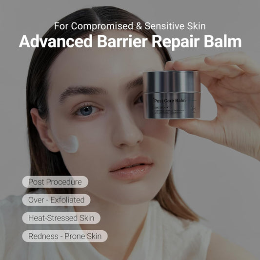 DA EFFECT Post Care Balm β Hydrating Barrier Repair Balm, Face Moisturizer with TECA & Ginseng Exosome | for Sensitive Skin, Helps Soothe Visible Redness & Dryness, 30ml