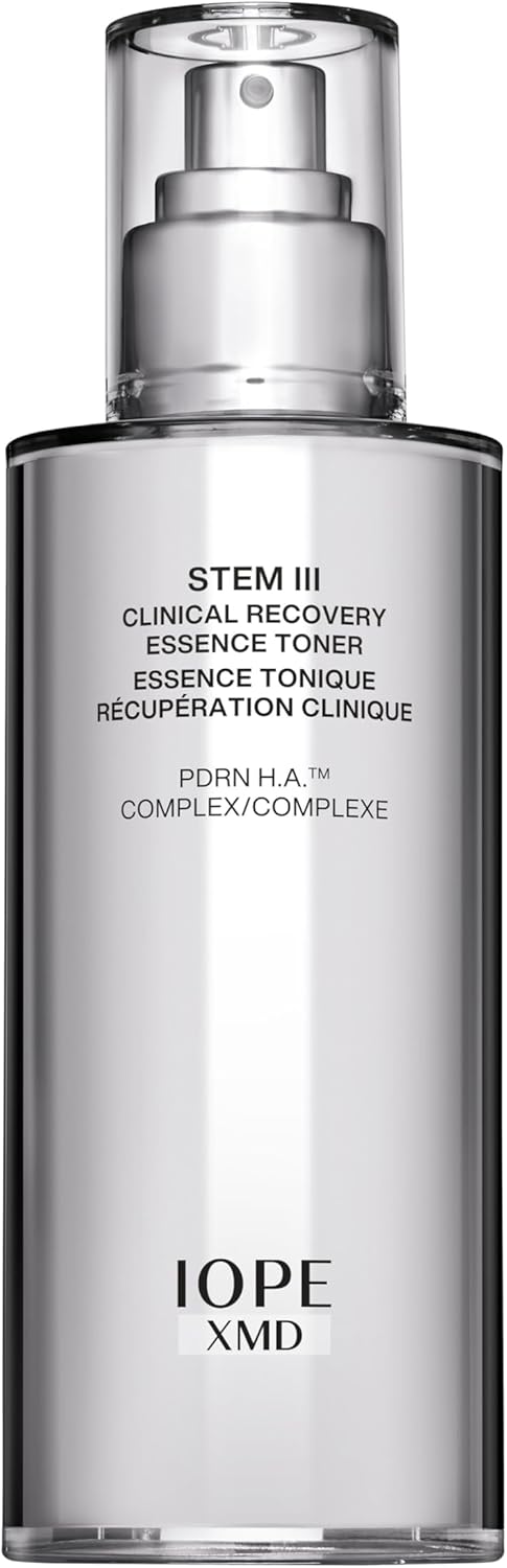 IOPE XMD Stem III Clinical Recovery Essence Toner - Hydrating & Soothing Face Prep - Pre-Treatment Inspired Formula to Balance and Calm Skin - with PDRN and Hyaluronic Acid - 5.07 fl. oz.