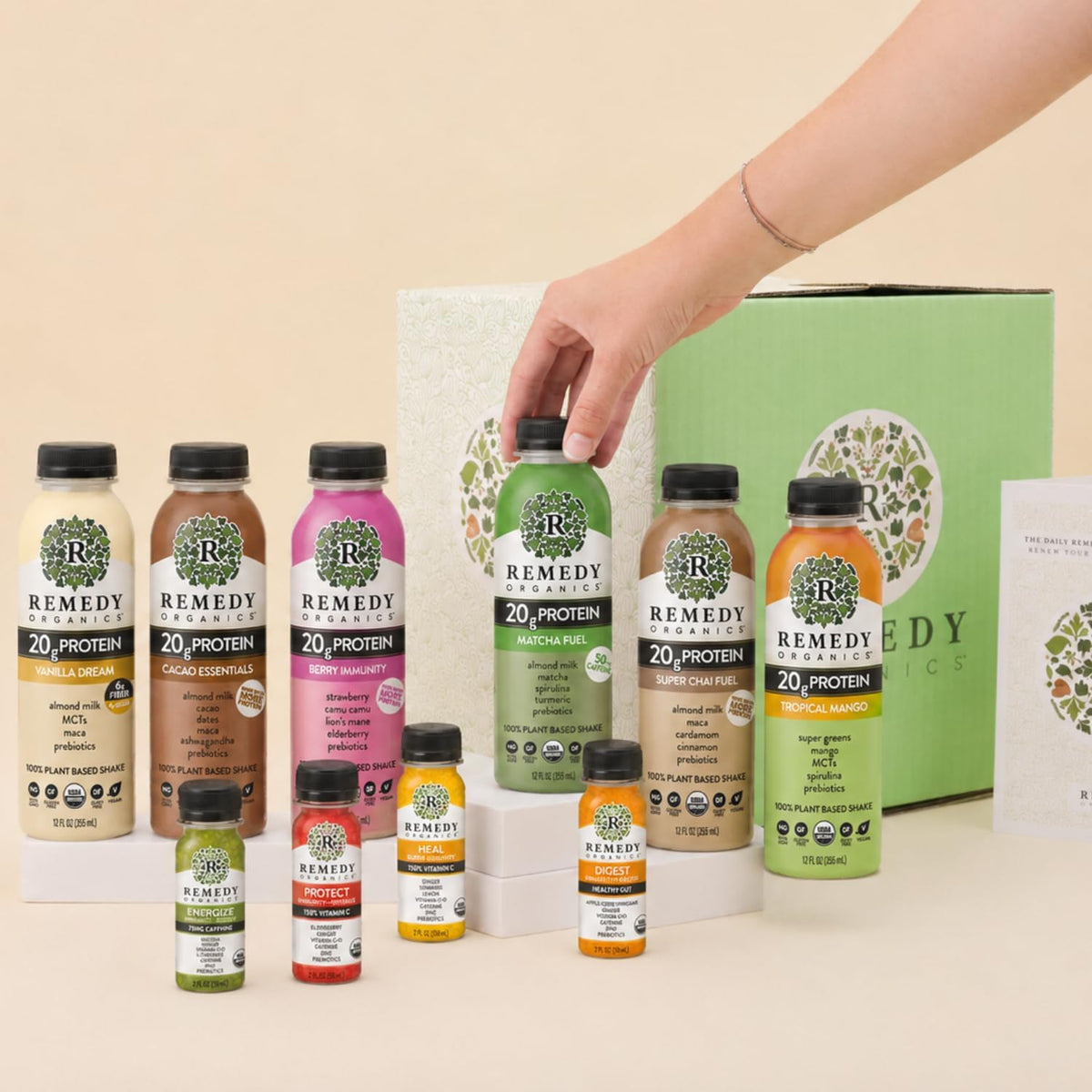 Remedy Organics Reset Program | 3-Day Holistic Cleanse, Improve Digestion & Health, Boost Energy, Support Immune System, Packed With Superfoods, USDA Organic, Gluten-Free, Dairy-Free, Kosher, Soy Free