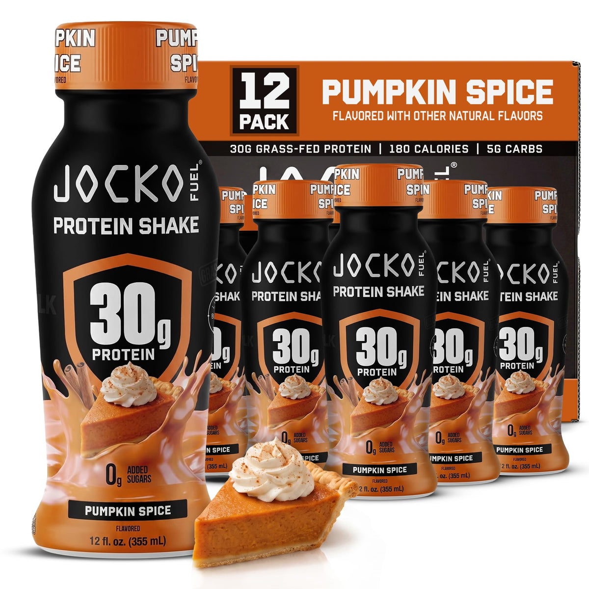 Jocko Fuel High Protein Shakes, Fruity Cereal, 12 fl oz | 12 Pack